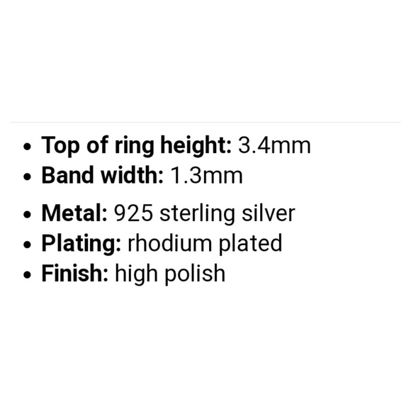 Sterling Silver "Blessed" Ring - Picture 4 of 4